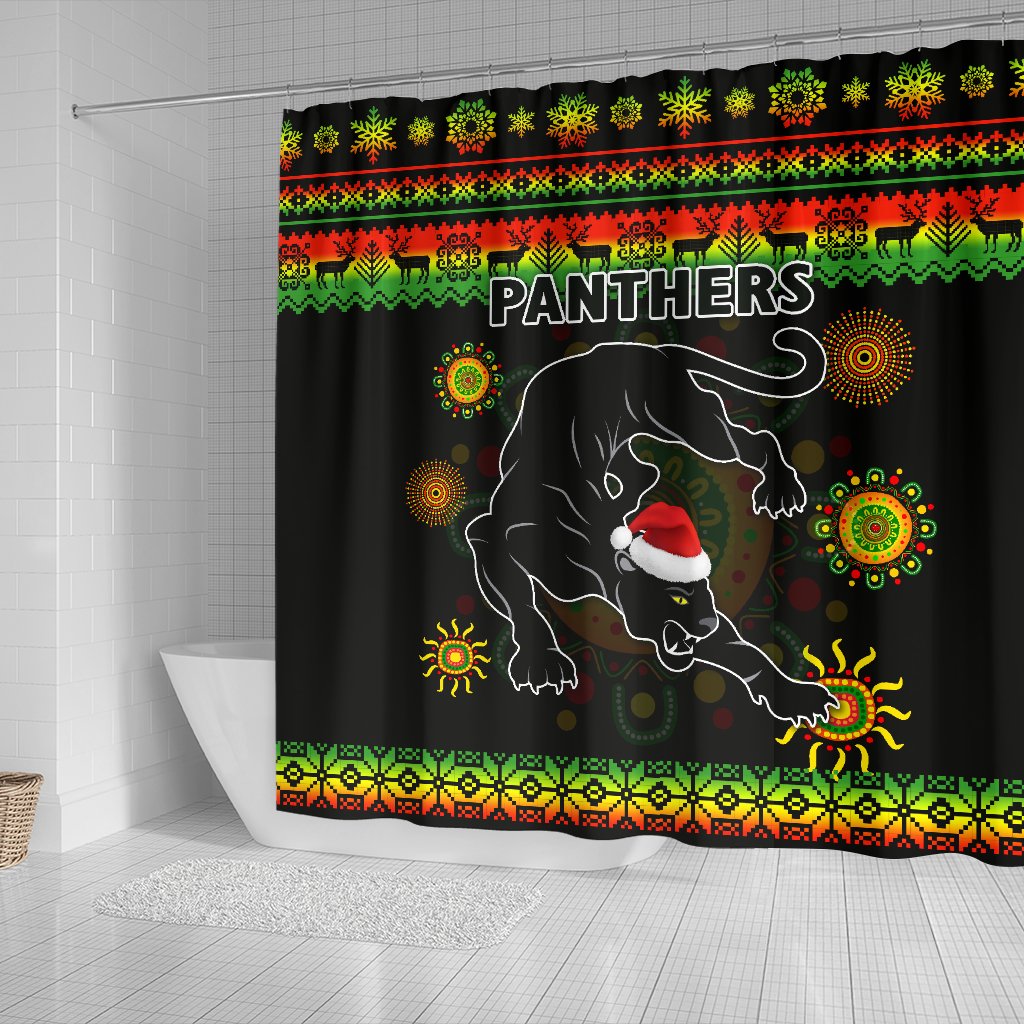 penrith-panthers-christmas-shower-curtain-indigenous