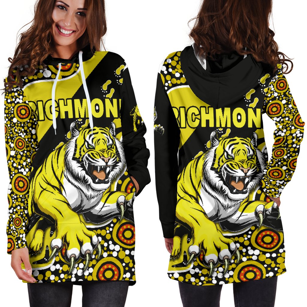 richmond-women-hoodie-dress-indigenous-tigers
