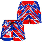 Shorts Women - Australia Flag Color And Coat Of Arm - Vibe Hoodie
