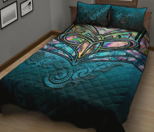new-zealand-warriors-quilt-bed-set-maori-warriors-paua-shell-quilt-and-pillow-cover