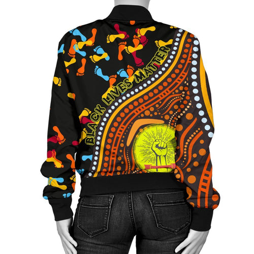 customwomens-bomber-jackets-aboriginal-style-flag-black-live-matter