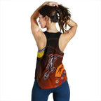 Women's Racerback Tank - Flowers On The - Vibe Hoodie