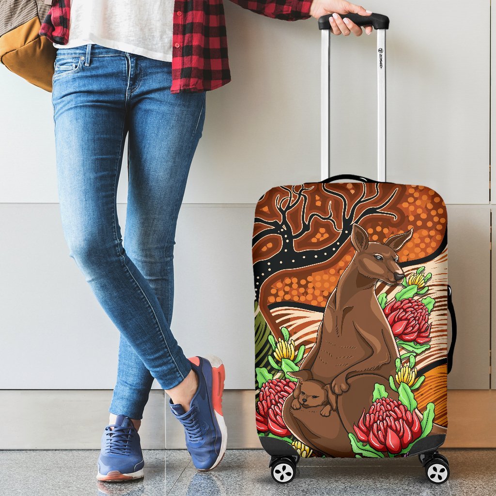 aboriginal-luggage-covers-kangaroo-with-indigenous-tree