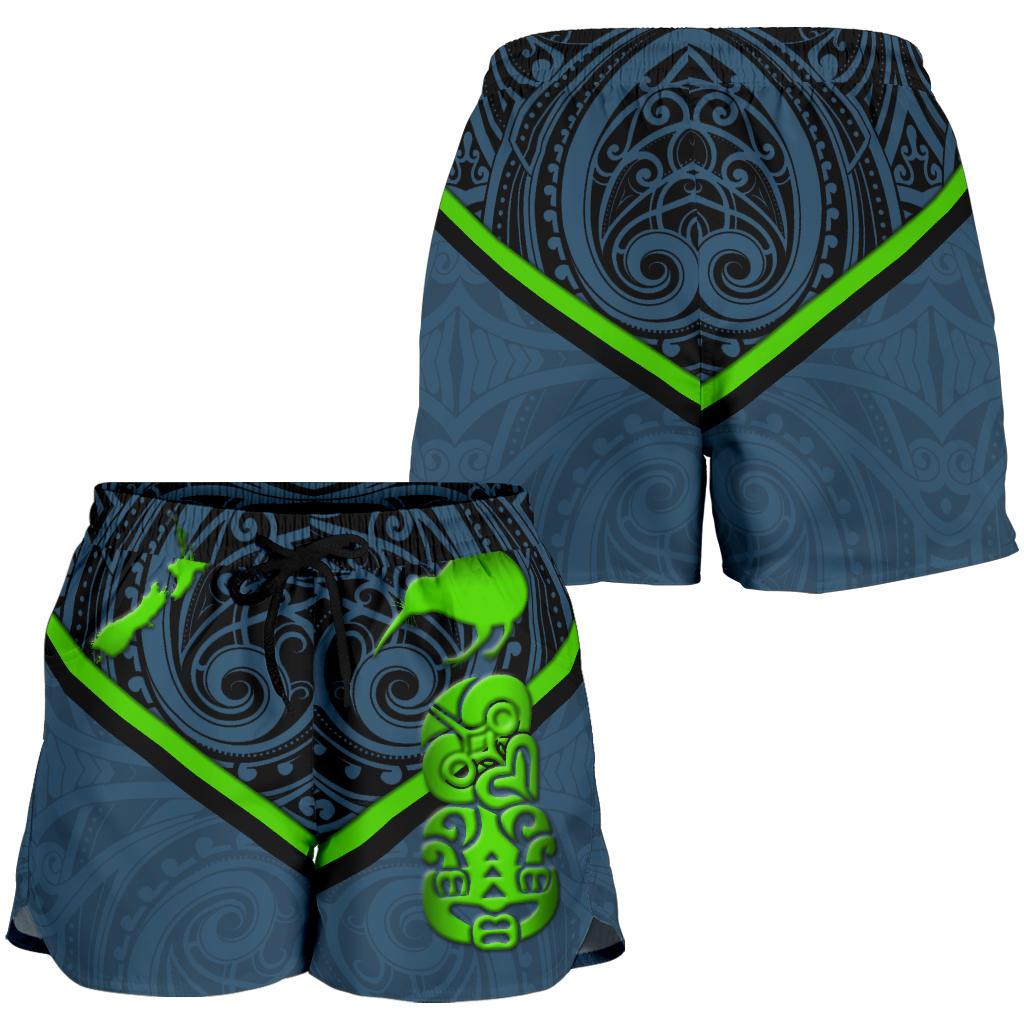 New Zealand Maori Rugby Women Shorts Pride Version - Navy - Vibe Hoodie
