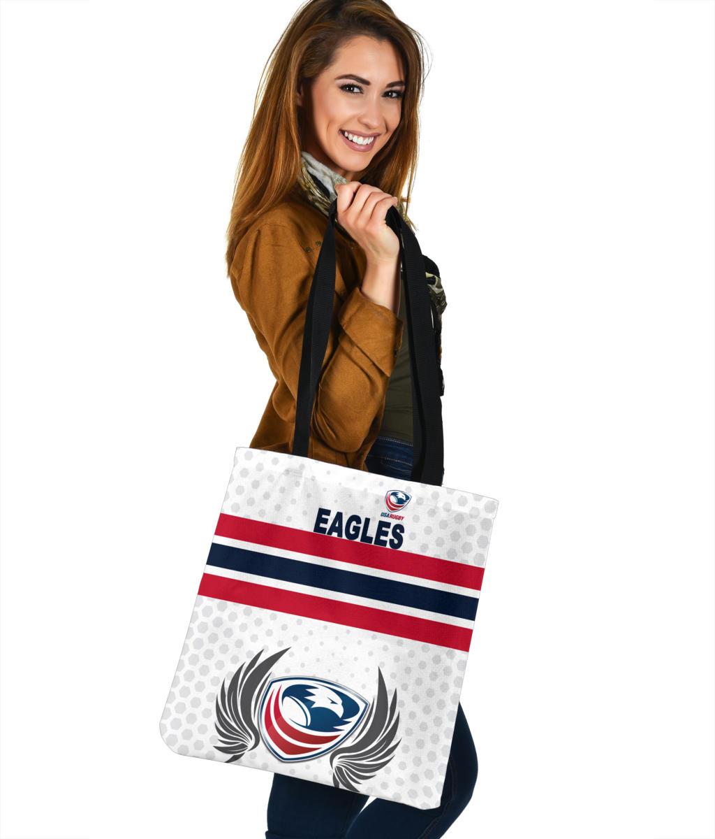 usa-rugby-tote-bag-eagles-simple-style-white
