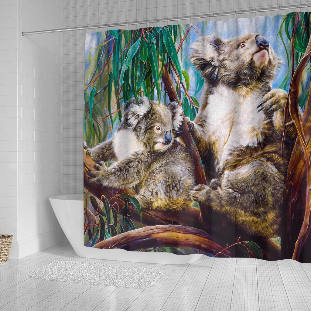 shower-curtain-koala-and-joey-3d-art
