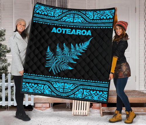 aotearoa-new-zealand-maori-premium-quilt-silver-fern-blue
