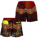 [Custom Text] Aboriginal Women's Shorts - Australian Indigenous Koala - Vibe Hoodie