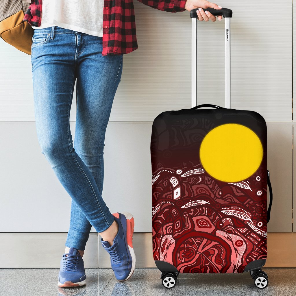 aboriginal-luggage-cover-red-landscape