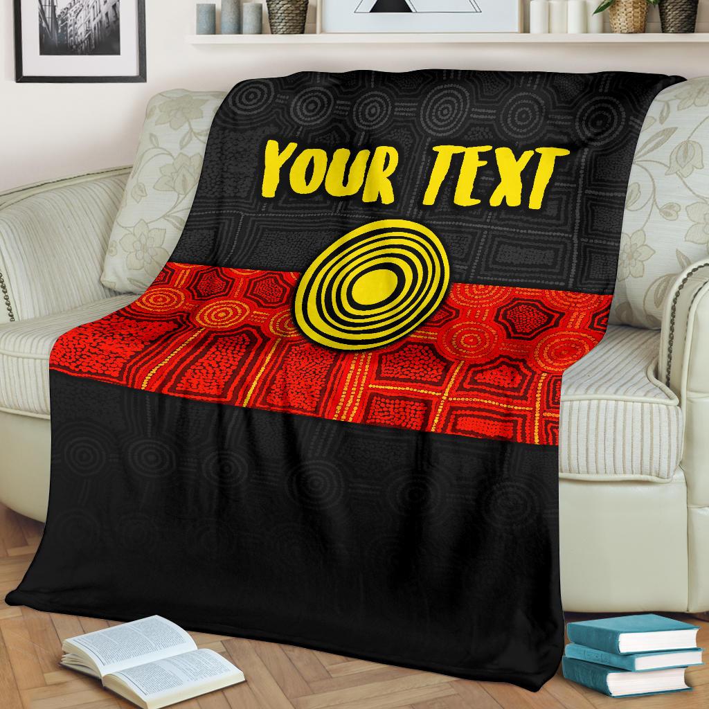 personalised-aboriginal-premium-blanket-aussie-indigenous-flag