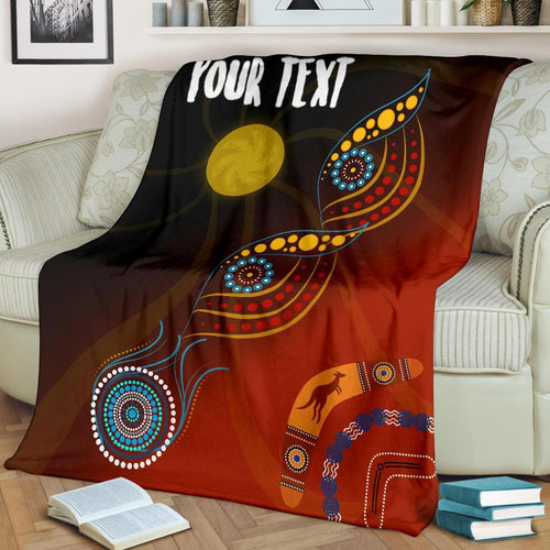 personalised-premium-blanket-flowers-on-the