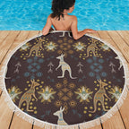 beach-blanket-kangaroo-blanket-aboriginal-patterns-ver03-59-x-59-inches
