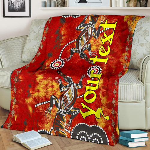 custom-blankets-aboriginal-crocodile-and-kangaroo