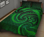 new-zealand-maori-mangopare-quilt-bed-set-polynesian-green