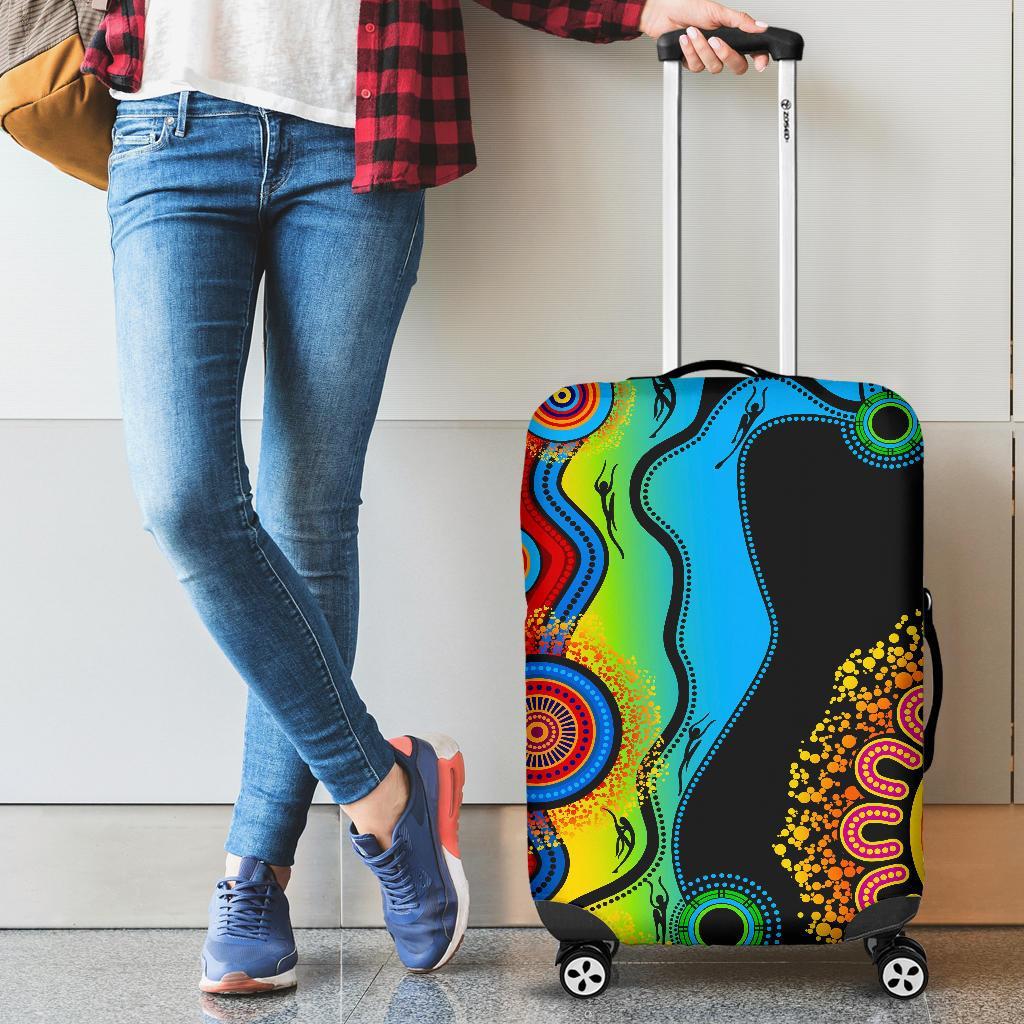 luggage-cover-aboriginal-luggage-cover-blue-dream