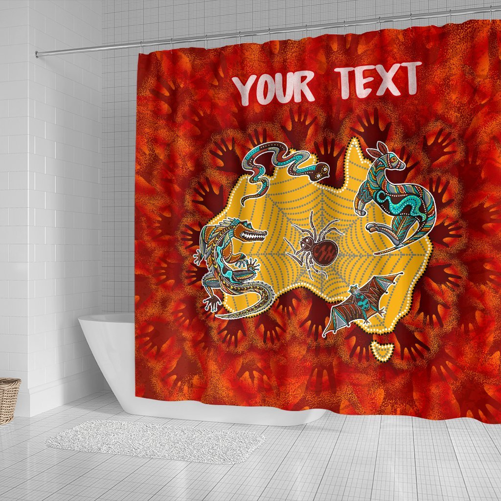 custom-aboriginal-shower-curtain-australia-map-hand-patterns-spider-web