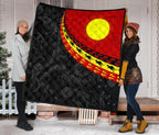 aboriginal-premium-quilt-indigenous-flag-circle-dot-painting