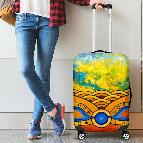 aboriginal-luggage-covers-australia-kangaroo-sky
