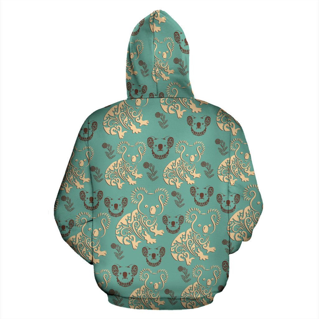 aboriginal-hoodie-koala-pattern-so-cute