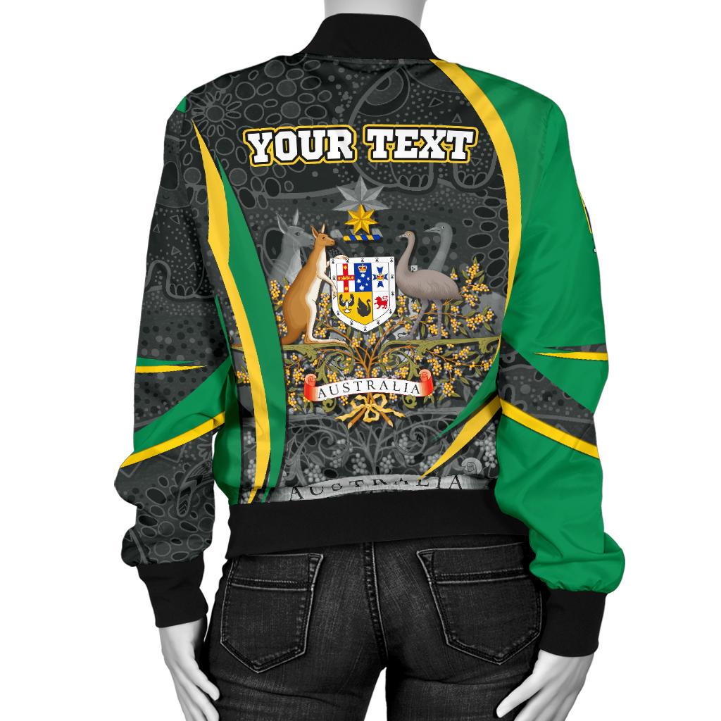custom-text-bomber-jacket-australia-coat-of-arms-aussie-spirit-green