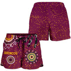 Brisbane Broncos Women Shorts Indigenous Country Style - Vibe Hoodie