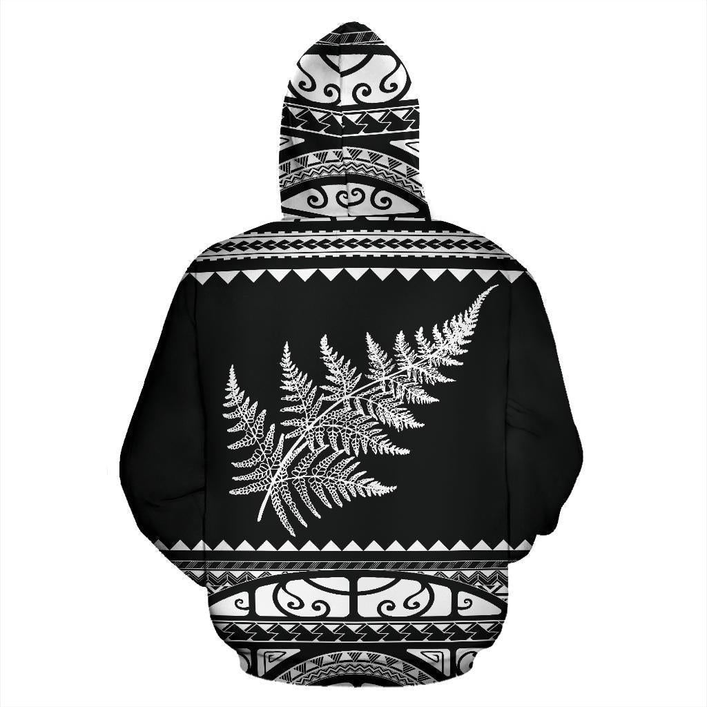new-zealand-maori-zip-up-hoodie-aotearoa-silver-fern-zipper-hoodie-white-customized-k4x-anne