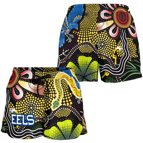 Parramatta Eels Women Shorts Aboriginal Ethnic Style - Vibe Hoodie