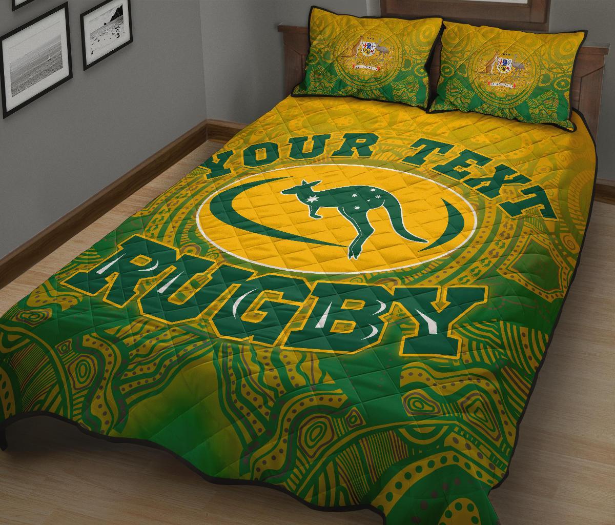 custom-aboriginal-quilt-bed-set-australia-rugby-and-coat-of-arms