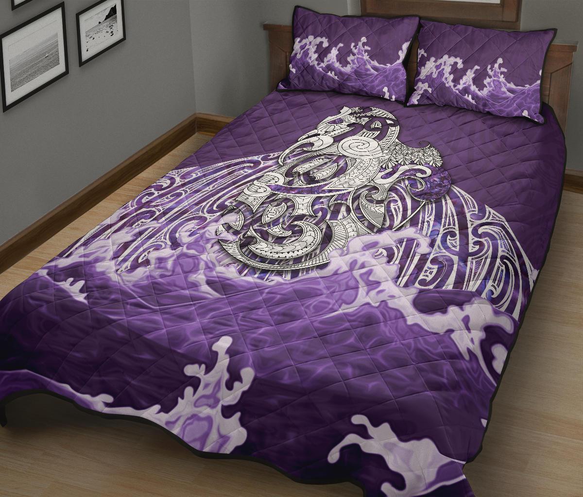 maori-manaia-the-purple-sea-quilt-bed-set