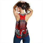 Dragons Women's Racerback Tank St. George Anzac Day - Vibe Hoodie