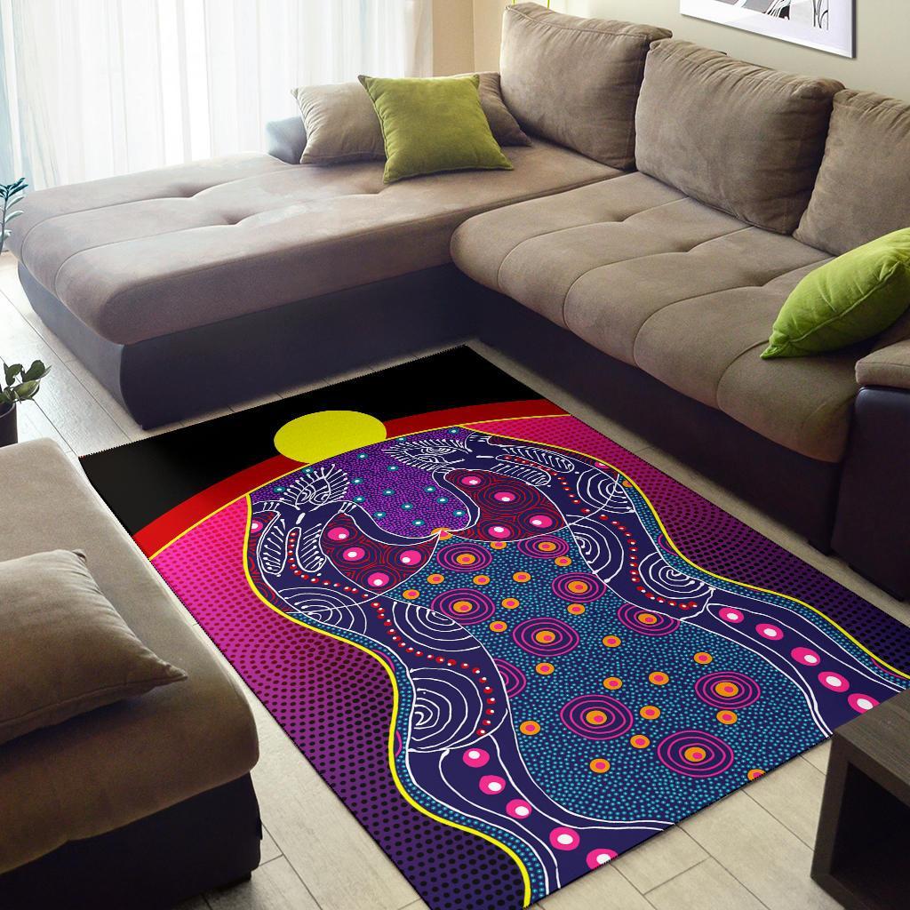 area-rug-aboriginal-sublimation-dot-pattern-style-violet