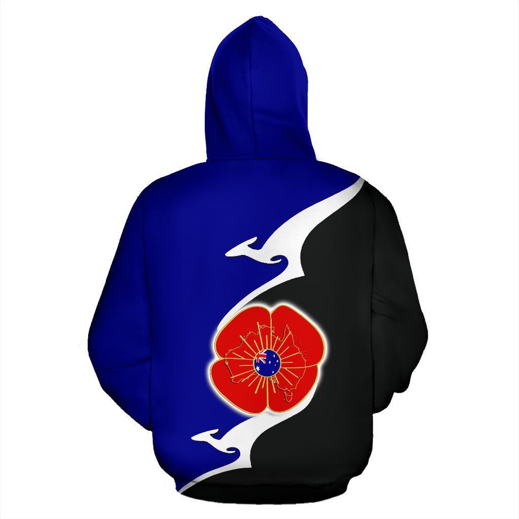 anzac-hoodie-lest-we-forget-poppy-map-kangaroo-blue