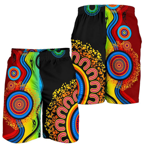 aboriginal-shorts-circle-dot-painting-indigenous-blue-dream-men