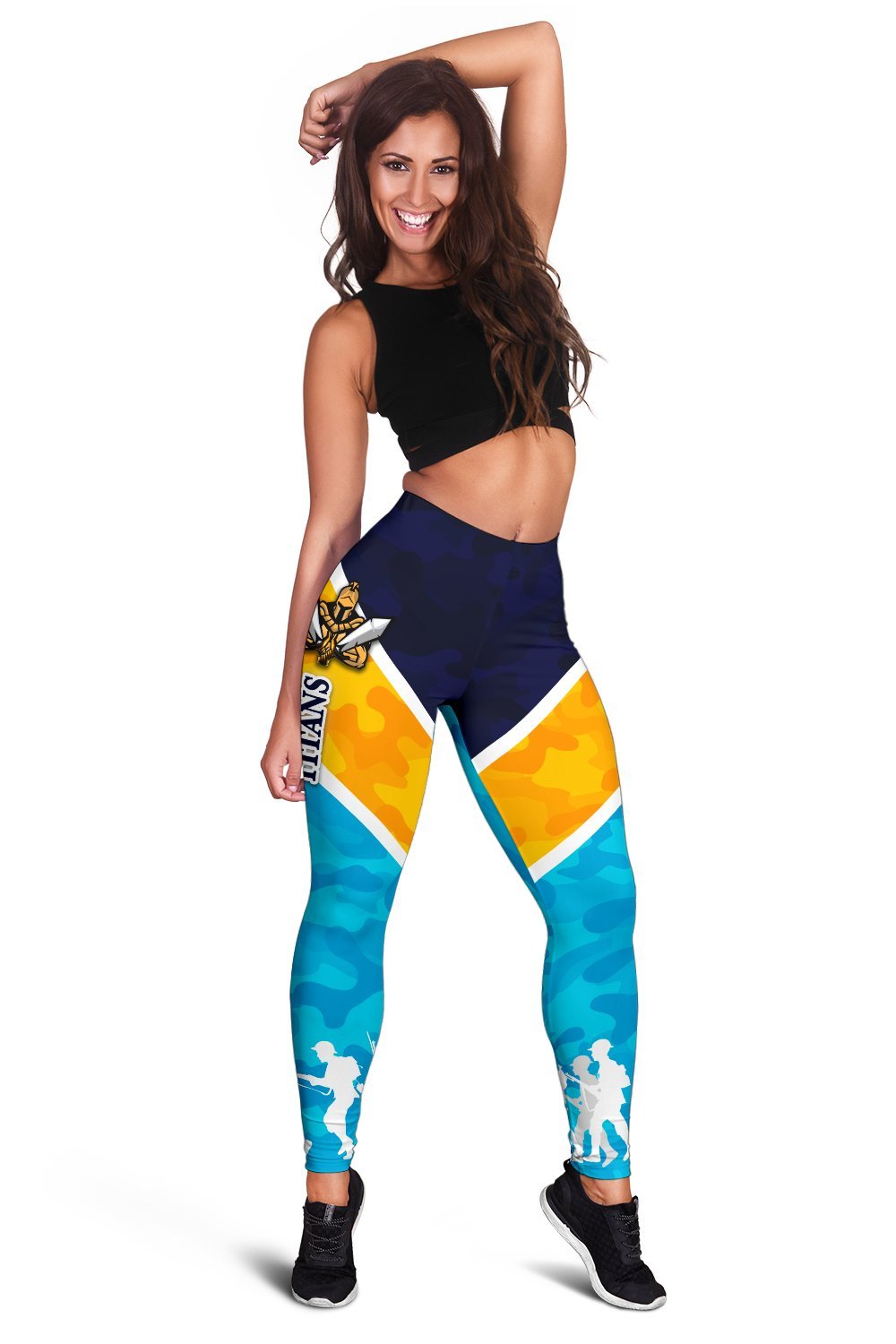combo-racerback-tank-and-legging-gold-coast-titans-gladiator-anzac-vibes