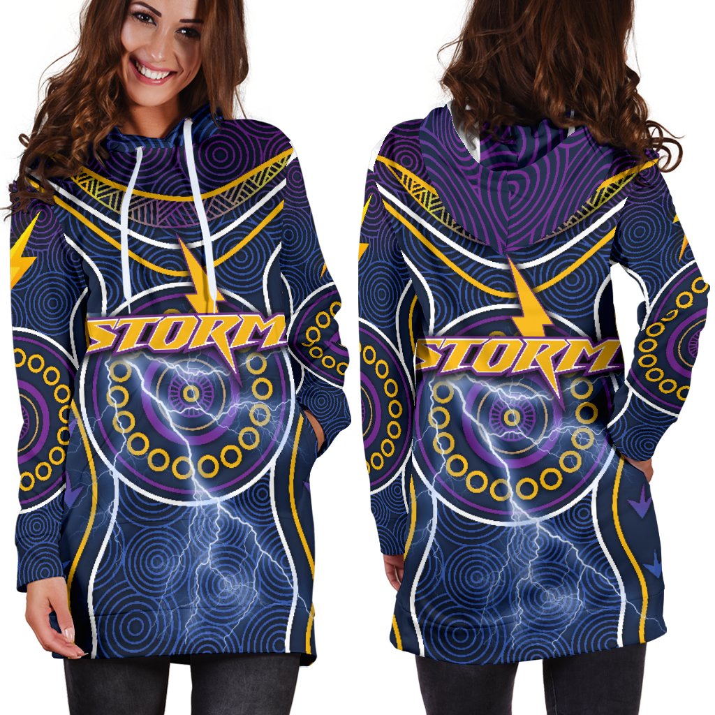 melbourne-hoodie-dress-lightning-storm-indigenous
