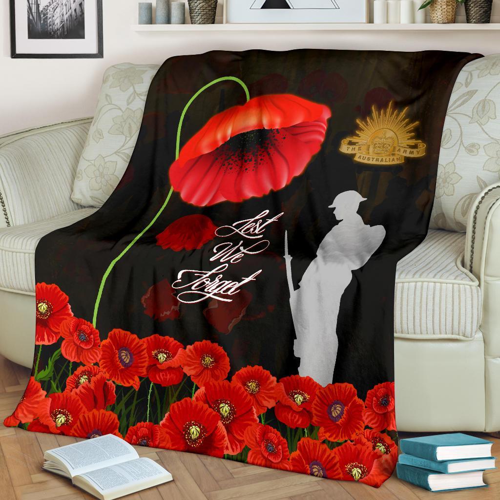 anzac-premium-blanket-remembrance-poppy-flowers