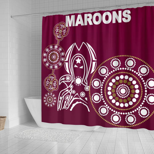 queensland-shower-curtain-maroons-simple-indigenous