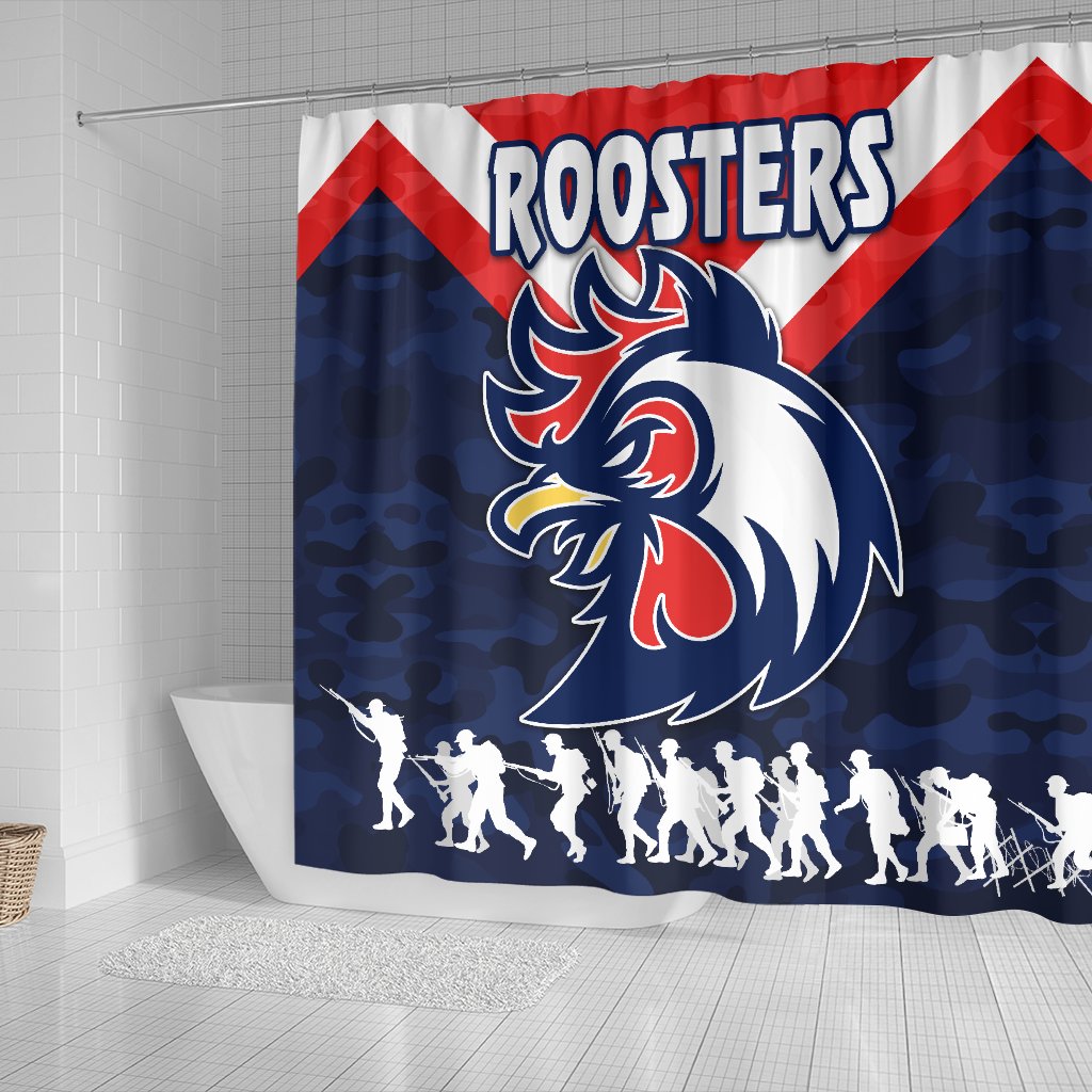 sydney-shower-curtain-roosters-anzac-style