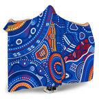aboriginal-hooded-blanket-indigenous-footprint-patterns-blue-color