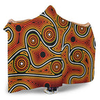 hooded-blanket-indigenous-circle-dot-painting-ver01