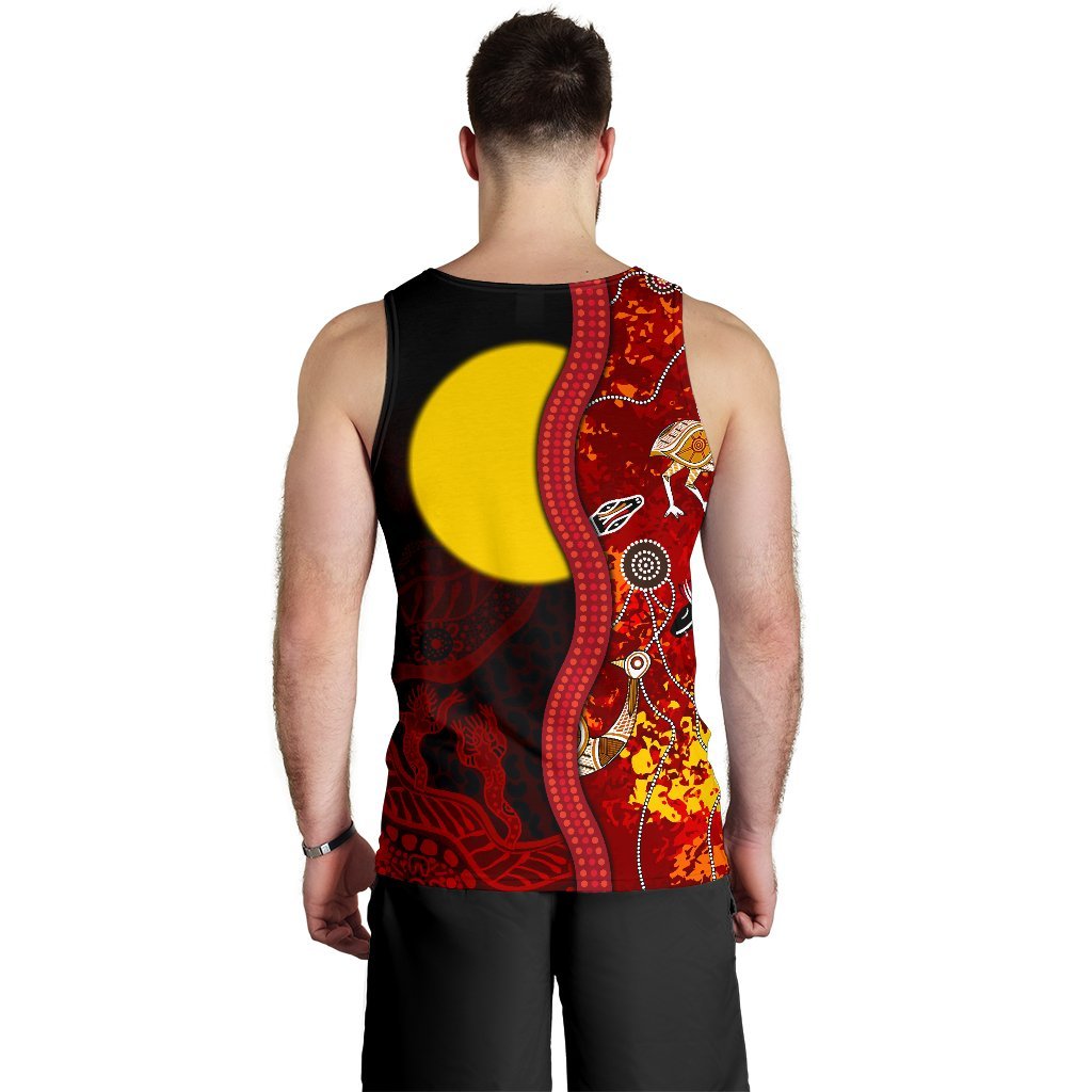 aboriginal-mens-tank-top-red-indigenous-flag