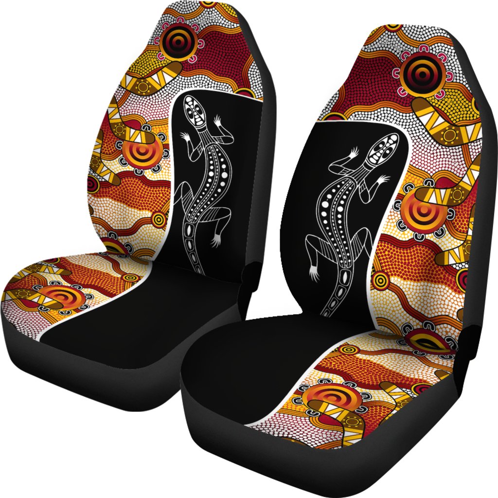 car-seat-covers-aboriginal-dot-painting-lizard-seat-covers