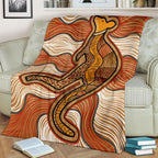 aboriginal-premium-blanket-indigenous-kangaroo-vintage-stye