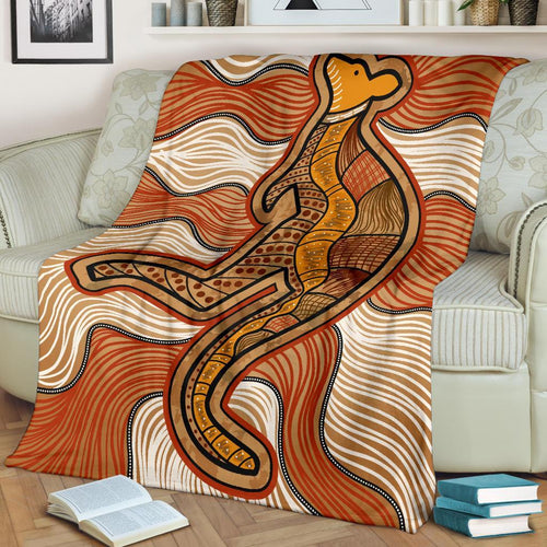 aboriginal-premium-blanket-indigenous-kangaroo-vintage-stye