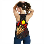 Aboriginal Women's Racerback Tank - Aboriginal Blood In Me - Vibe Hoodie