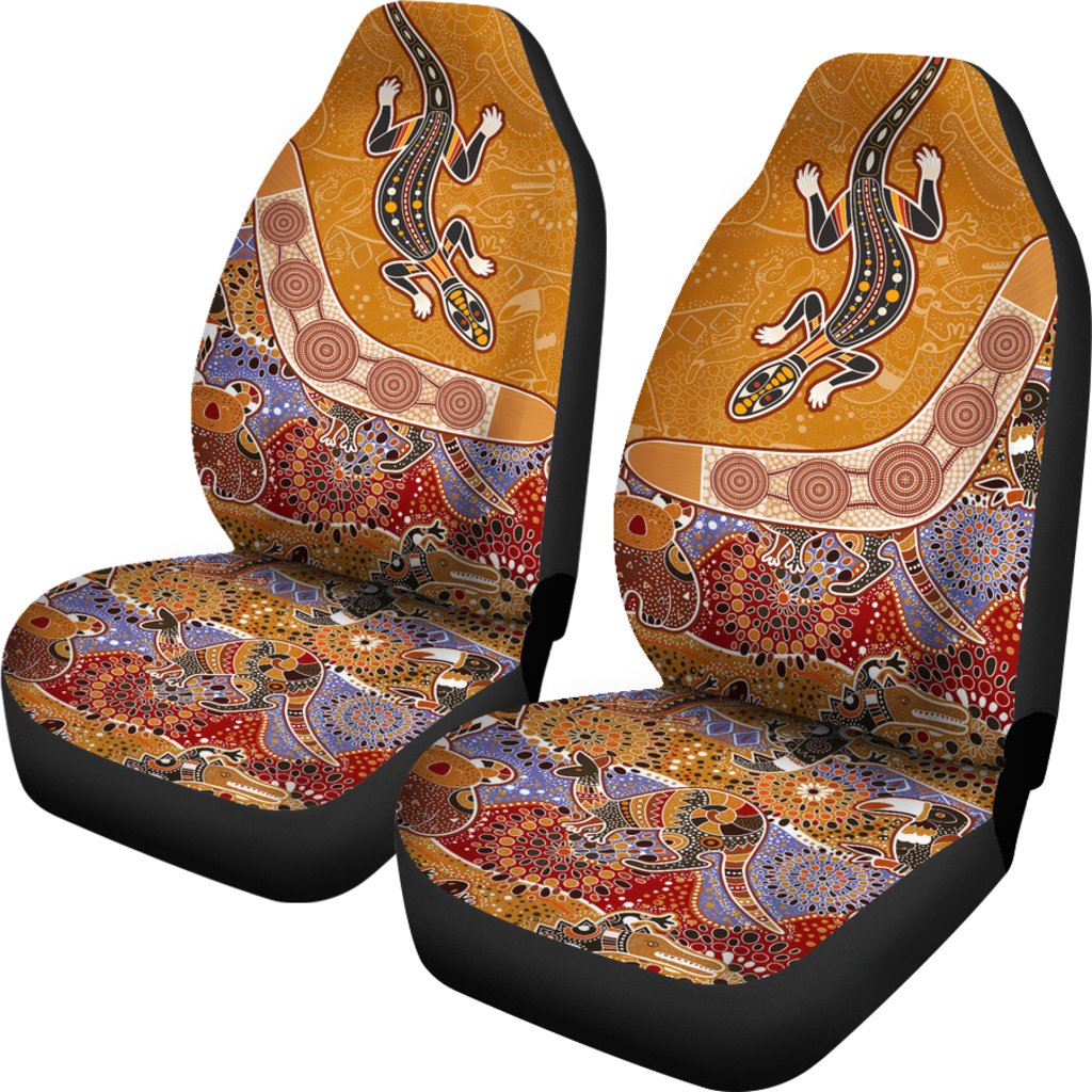 aboriginal-car-seat-covers-boomerang-lizard-kangaroo-koala-crocodile-arts