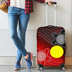 aboriginal-luggage-covers-indigenous-circle-dot-painting-style