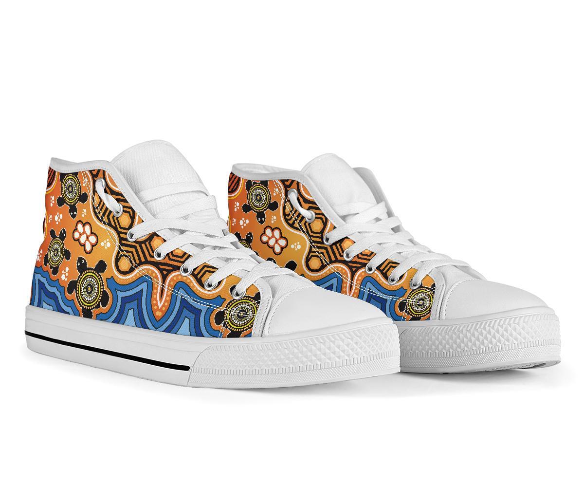 aboriginal-high-top-shoes-indigenous-art-patterns-ver04