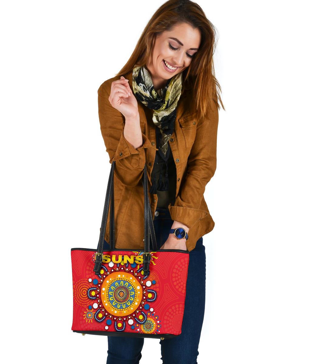 gold-coast-small-leather-tote-suns-indigenous
