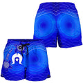 [Custom] Torres Strait IslandersAll Over Print Women's Shorts- Torres Symbol With Indigenous Turtle - Vibe Hoodie